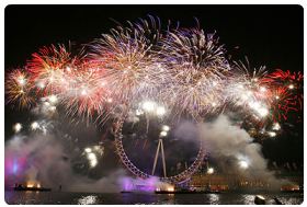 London Eye a Capodanno